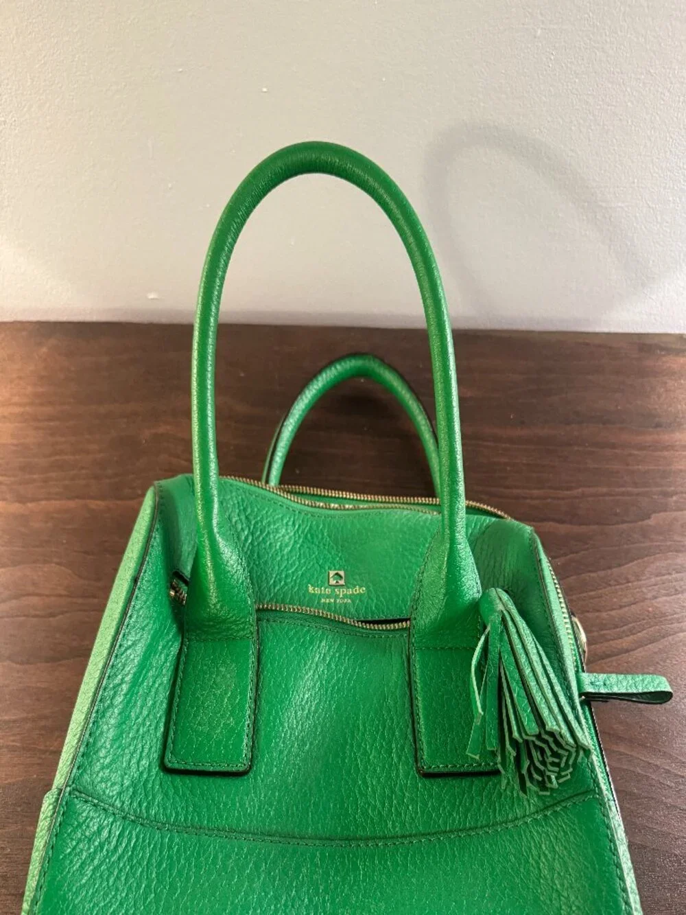Kate Spade Green Leather Purse